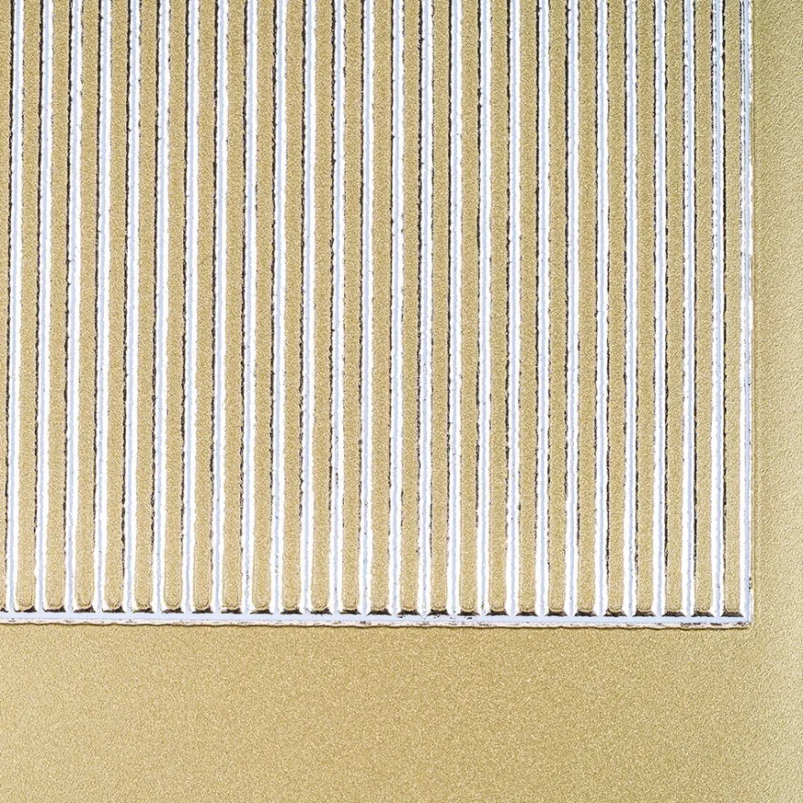 Sticker, Linien, Perlmuttfolie, gold
