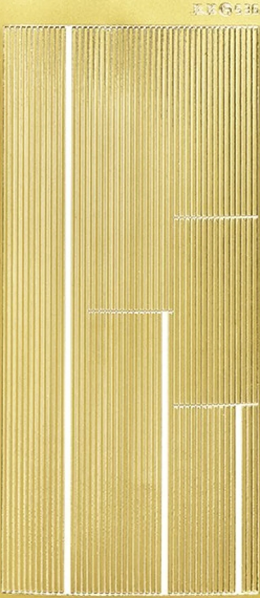 Sticker, Linien, Perlmuttfolie, gold