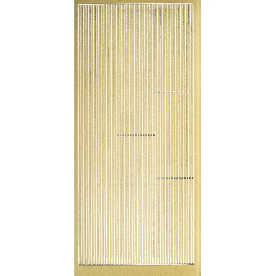 Sticker, Linien, Perlmuttfolie, gold