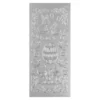Sticker, Ostermotiv Hase und Ei, silber
