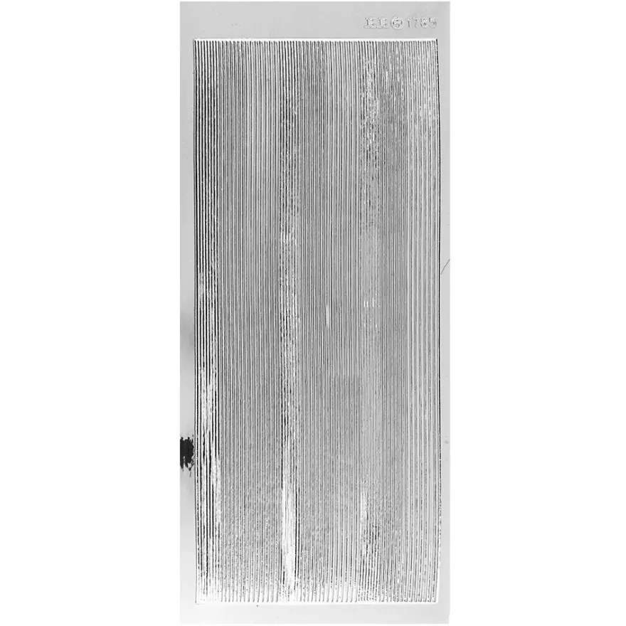 Sticker, schmale Linien, in 3 Breiten, Spiegelfolie silber