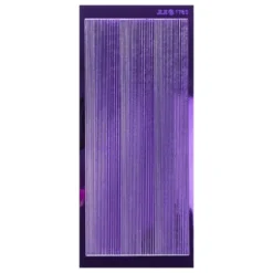 Sticker, schmale Linien, in 3 Breiten, Spiegelfolie violett