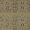 Sticker, Schnörkel-Quadrate, gold