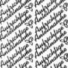 Sticker, Schrift, Aufrichtige Anteilnahme, schwarz