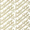 Sticker, Schrift, Aufrichtige Anteilnahme, gold