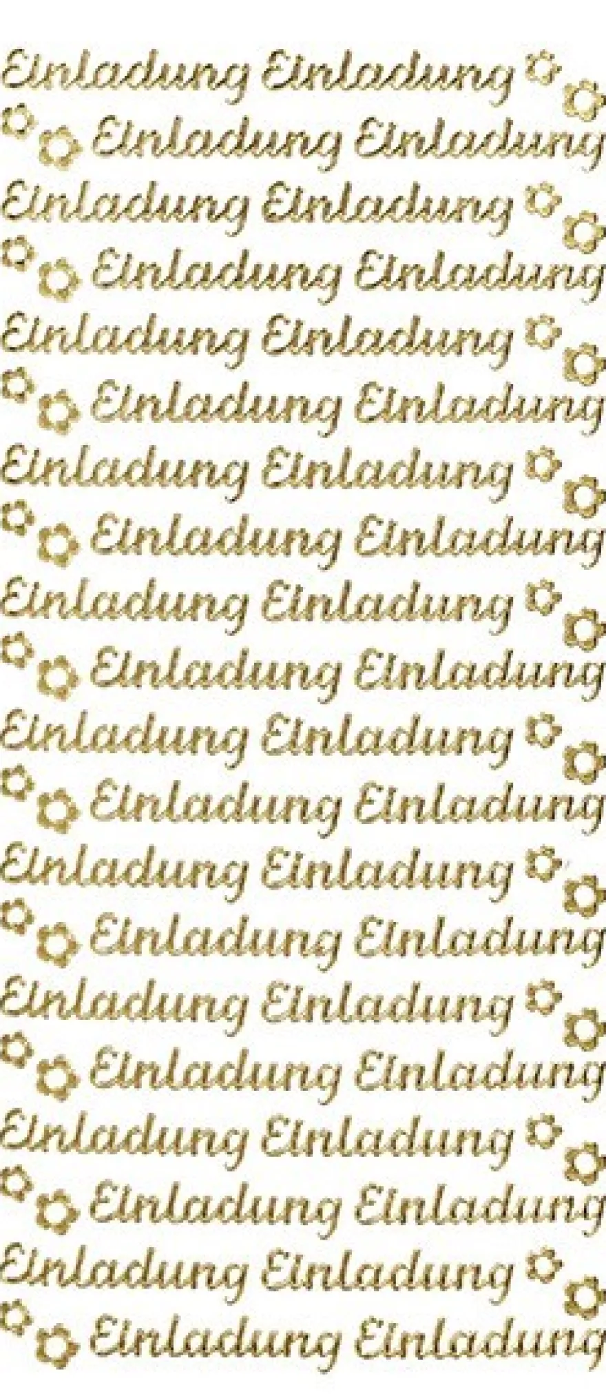 Sticker, Schrift, Einladung, gold