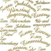Sticker, Schrift, Einweihung, gold