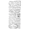 Sticker, Schriften, "Jubiläum", uvm., Spiegelfolie, silber