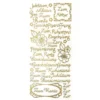 Sticker, Schriften, "Jubiläum", uvm., Spiegelfolie, gold