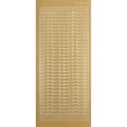 Sticker, Schrift, Frohe Weihnachten, gold