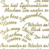 Sticker, Schrift, Grüße, gold