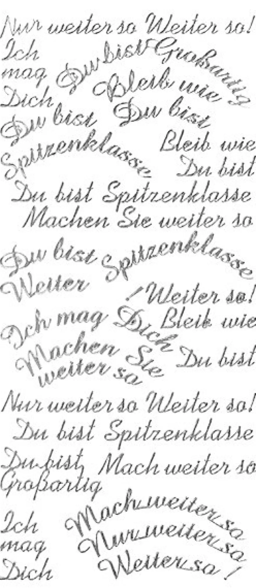 Sticker, Schrift, Grüße, silber