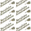 Sticker, Schrift, Herzliche Anteilnahme, gold