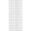 Sticker, Schrift, Herzlichen Glückwunsch, Spiegelfolie, silber