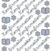Sticker, Schrift, Konfirmation, silber