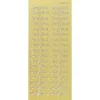 Sticker, Schrift, Zur Geburt, Spiegelfolie, gold