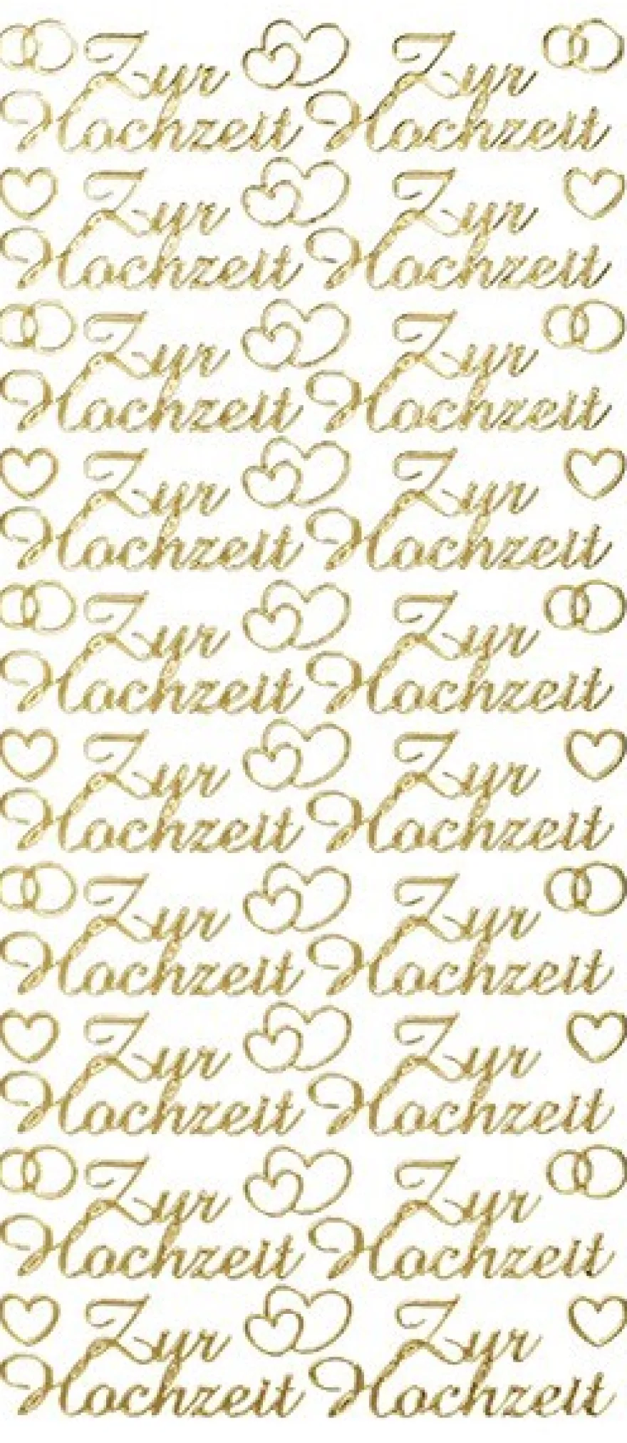 Sticker, Schrift, Zur Hochzeit, gold