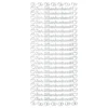 Sticker, Schrift, Zur Silberhochzeit, Spiegelfolie, silber