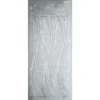 Sticker, Schwung-Linien Sterne, Perlmuttfolie, silber