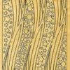 Sticker, Schwung-Linien Sterne, Perlmuttfolie, gold