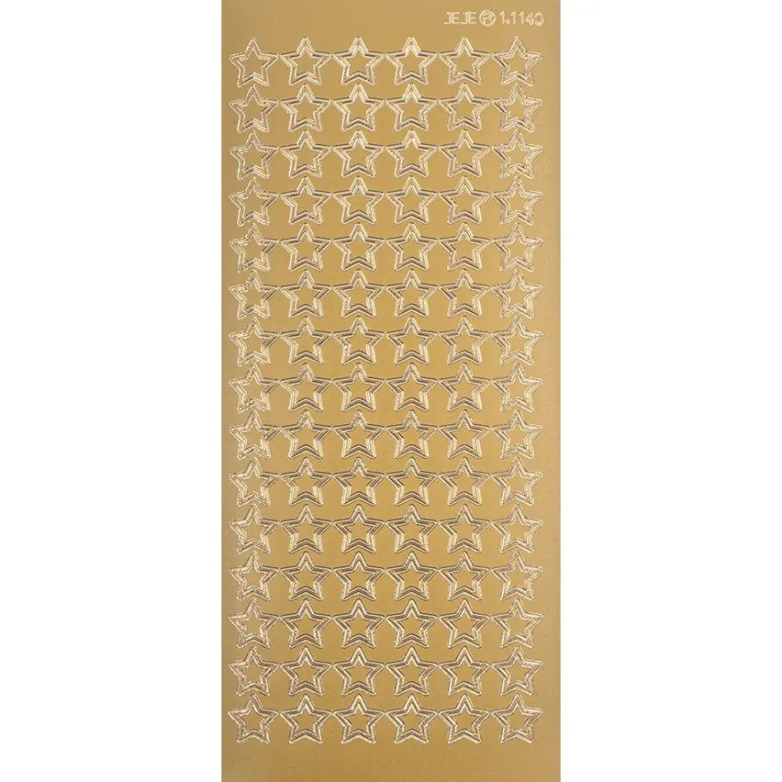 Sticker, Sterne 1, gold