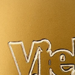 Sticker, Viel Glück/Kleeblatt, gold