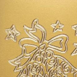 Sticker, Weihnachtsglocken, gold