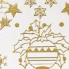 Sticker, Weihnachtskugeln & Deko, Perlmuttfolie, gold