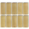 Sticker, Zahlen, Perlmuttfolie, gold und silber, 20 Bogen