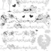 Sticker, Zur Silberhochzeit, Spiegelfolie, silber