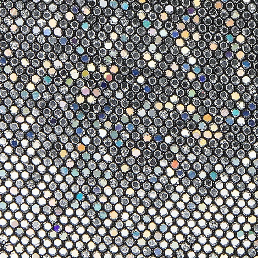 Stoffe Royal "Pailletten", selbstklebend, 10 x 29 cm, 2 Stück, silber & anthrazit