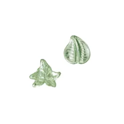 Strass-Blattornamente, Efeu & Rosenblätter, 0,8 cm, 50 Stück
