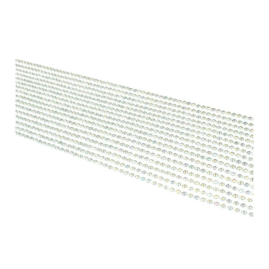 Strass-Bordüren, einzelne Linien, verschiedene Farben, 5 Bogen