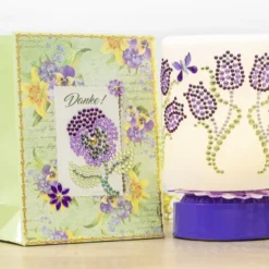Strass-Ornamente, Blumen, mehrfarbig, teilweise mit Veredelung, 5 Bogen