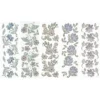 Strass-Ornamente, Sortierung 1, mehrfarbig, teilweise mit Veredelung, 5 Bogen