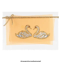 Strass-Ornamente, Sortierung 4, mehrfarbig, teilweise mit Veredelung, 5 Bogen
