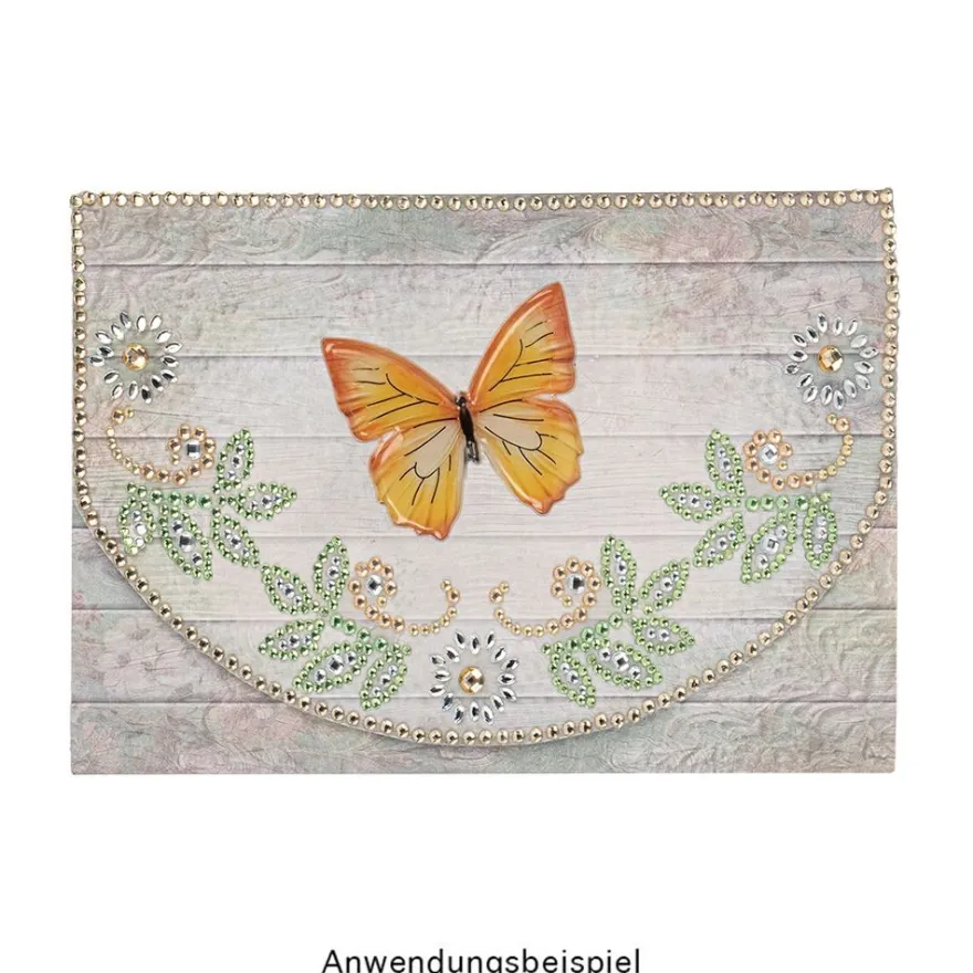 Strass-Ornamente, Sortierung 3, mehrfarbig, teilweise mit Veredelung, 5 Bogen
