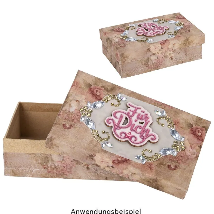 Strass-Ornamente, Sortierung 5, mehrfarbig, teilweise mit Veredelung, 5 Bogen