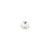 Strass-Rondell mit Strass-Steinen, Ø 6mm, 10 Stück, silber