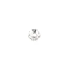 Strass-Rondell mit Strass-Steinen, Ø 6mm, silber, 100 Stück