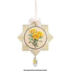 Strass-Stein-Bordüren, Kristall-Glas, facettiert, Stein: Ø 4mm, 5 Farben, 5 Bogen