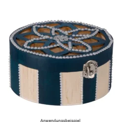 Strass-Steine, Kristall-Glas, facettiert, Ø 2,3mm, 0,9mm hoch, klar-transparent, 1000 Stück