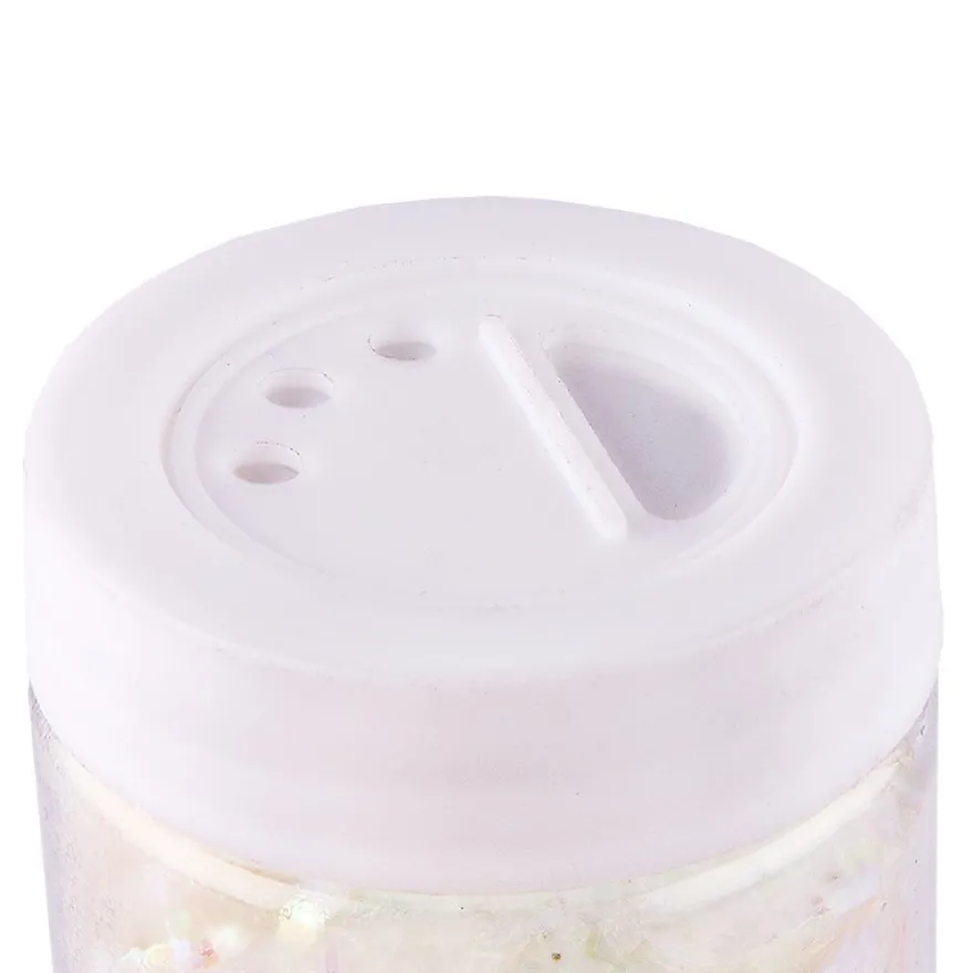 Streu-Deko Frost-Zauber 1, 40g, 1mm x 1mm, Quadrat, transparent
