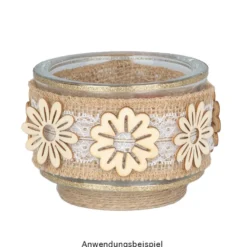 Streu-Deko, Holz, Frühling, 9 versch. Designs, je 6 Stück, 54-teilig