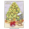 Streu-Deko, Holz, Weihnachten, 9 versch. Designs, je 7 Stück, 1,6mm stark, natur, 63 Teile