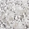 Streu-Deko, Pailletten, gewölbt, Ø 3mm, 30g, transparent