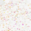 Streudeko, Schneeflocken, Ø 4cm, 2mm stark, weiß mit irisierendem Glitzer, 24 Stück