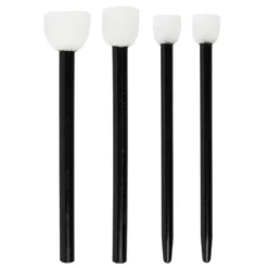 Stupf-Pinsel, mit extra langem Griff, 4er Set