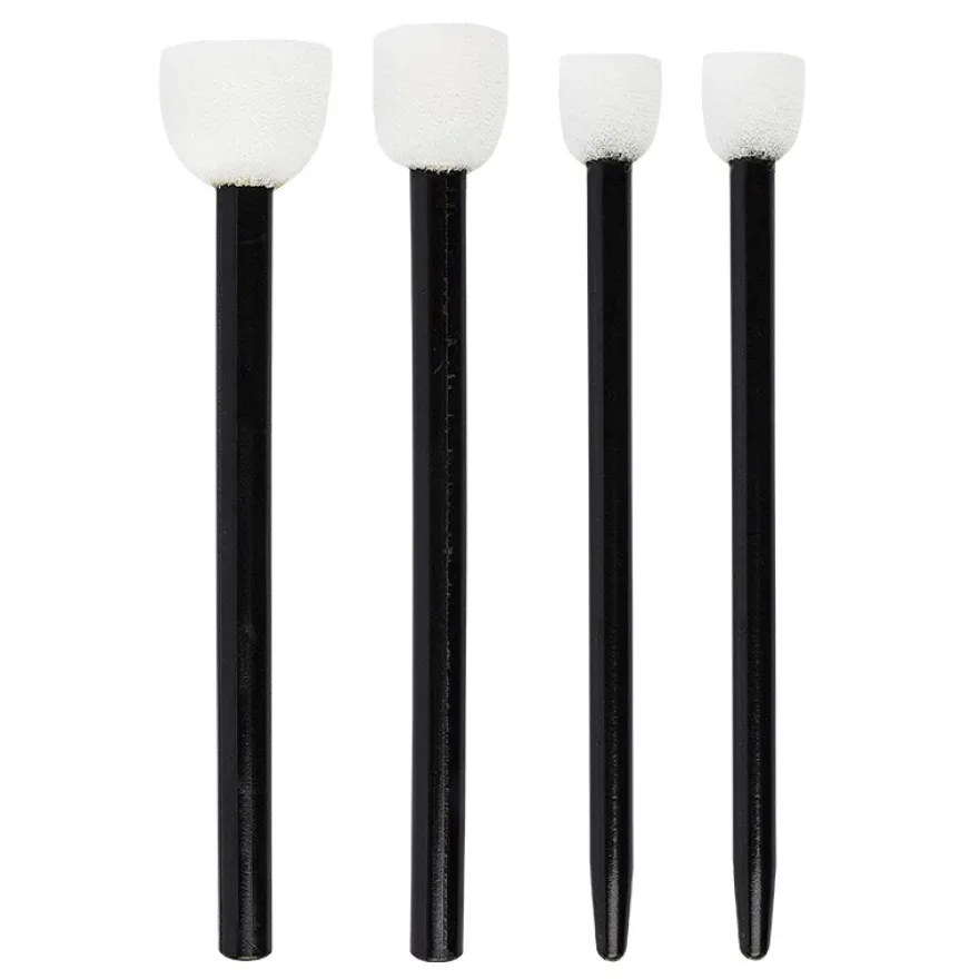 Stupf-Pinsel, mit extra langem Griff, 4er Set