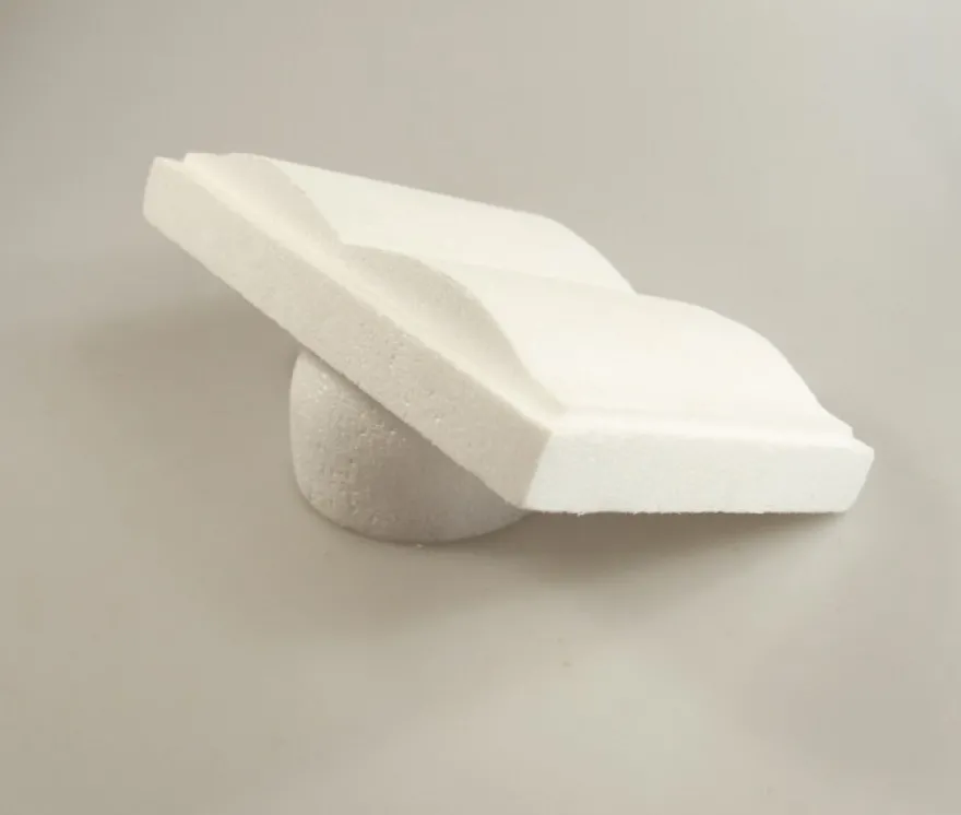 Styropor-Buch mit Steckfuß, 2-teilig, 13,5 x 19,5 x 3,5cm